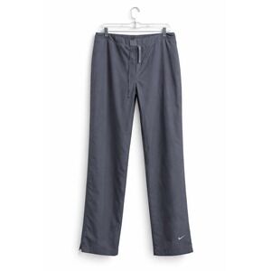 Vintage Nike Track Pant Women's XL Gray Lined Wide Leg